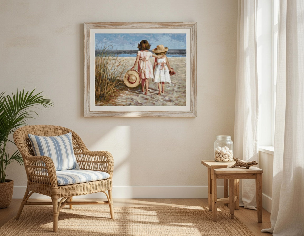 Sisters at the Beach