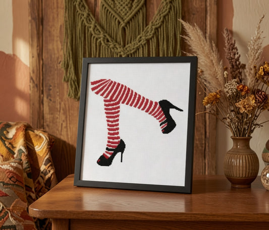 Legs in Red Stockings