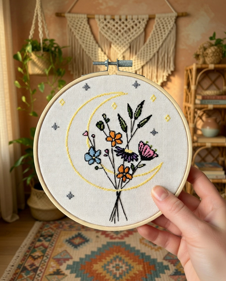 Wildflowers & Moon