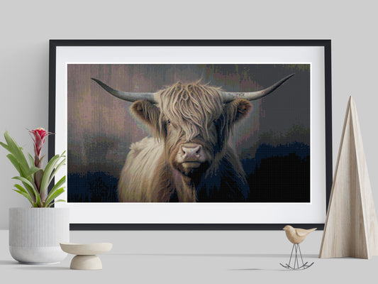 Highland Cow Full Cover Landscape