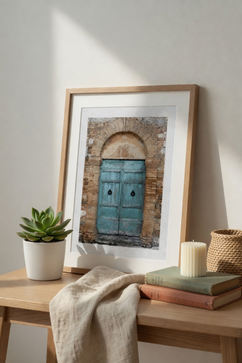 Tuscany Blue Door