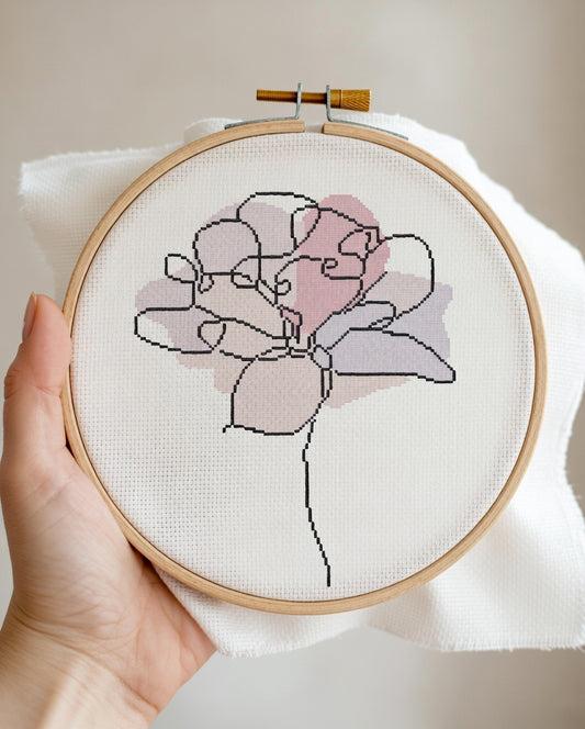 Pink Daisy Flower Abstract