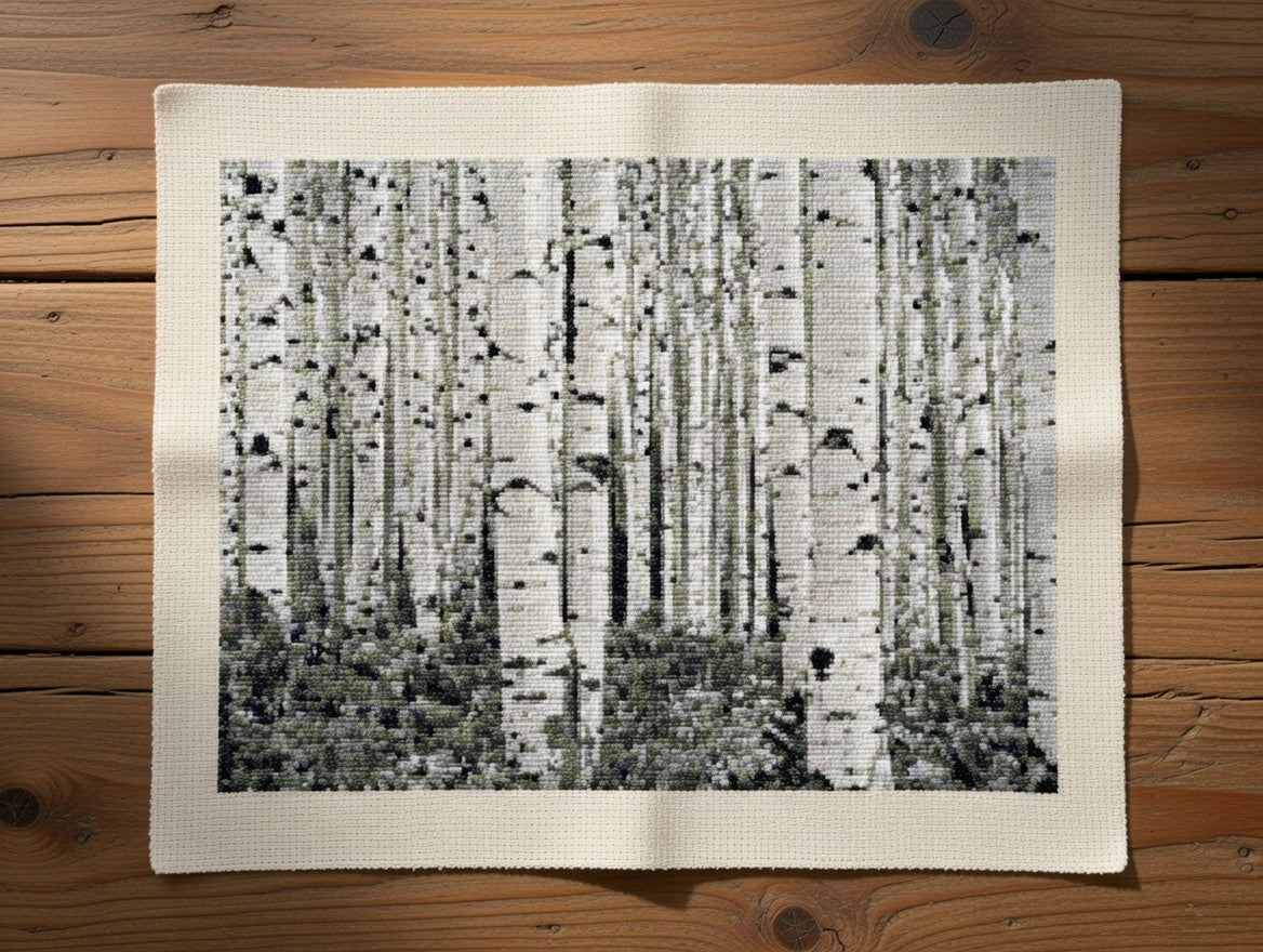 Aspen Trees Landscape