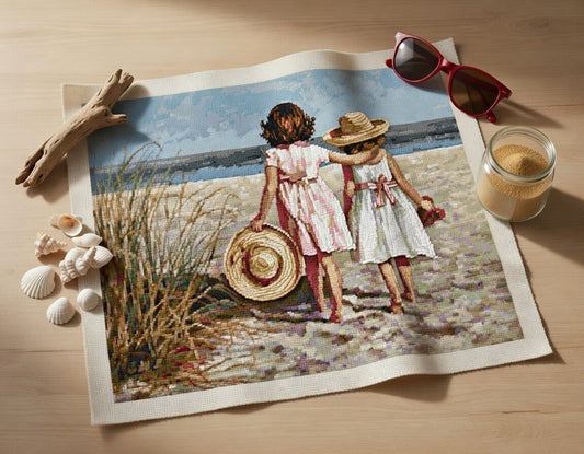 Sisters at the Beach