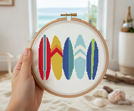 Surfboards Beach Art