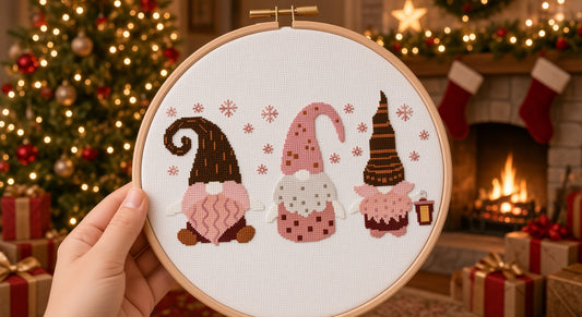 Three Christmas Gnomes