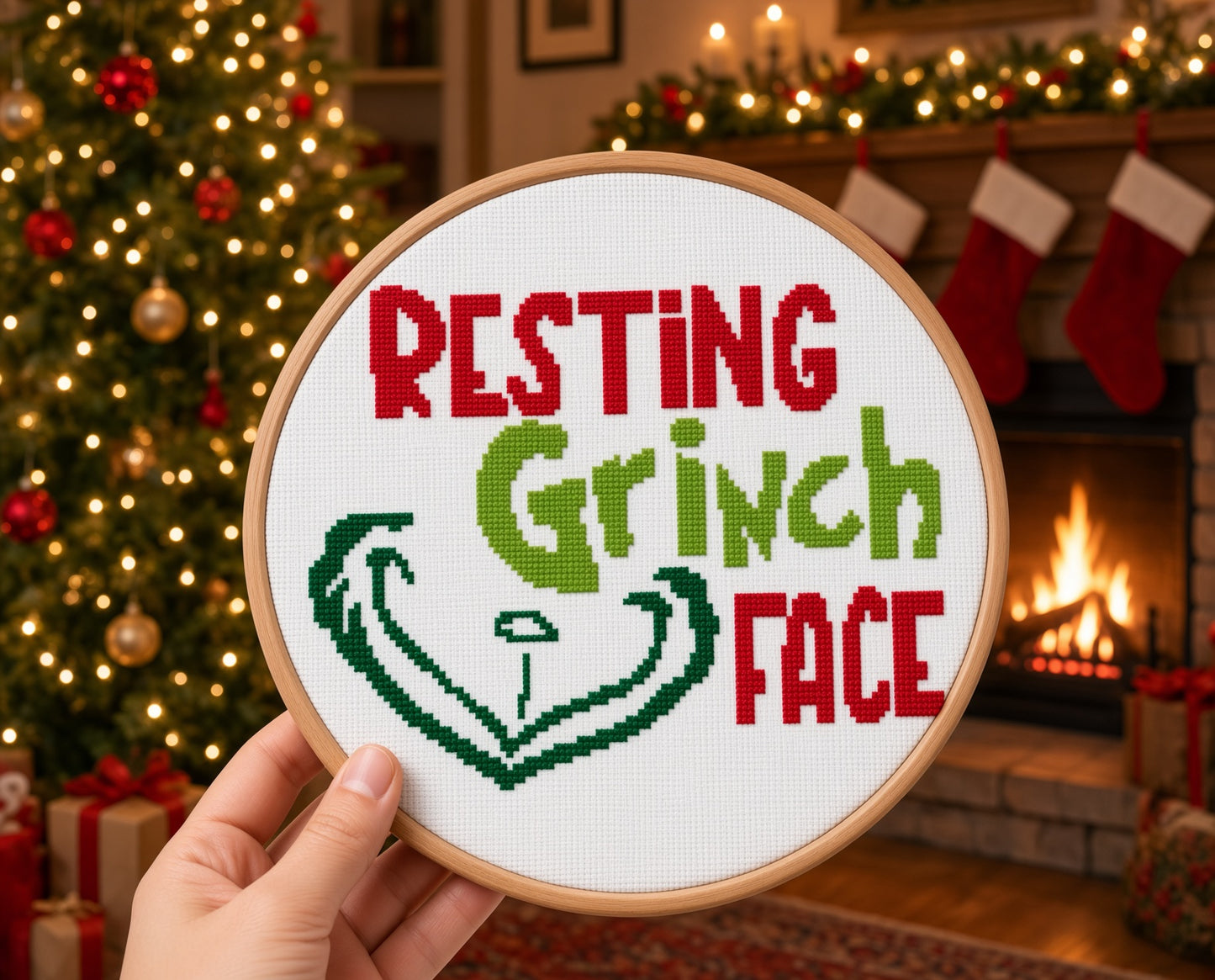 Resting Grinch Face