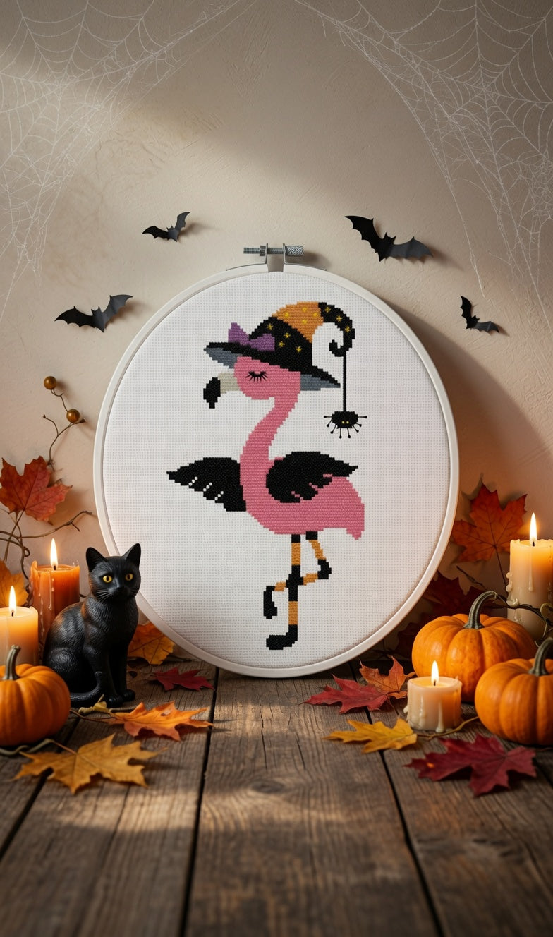 Halloween Flamingo